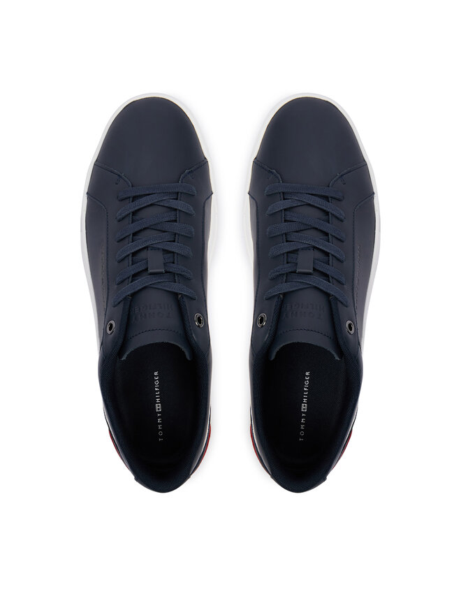 Tommy Hilfiger Sneakers Tommy Hilfiger Th Court Premium FM0FM05879 Dunkelblau