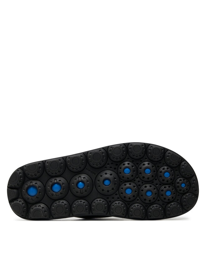 Geox Şlapi Geox U Spherica Ec6 U45GWB 00085 C9999 Negru