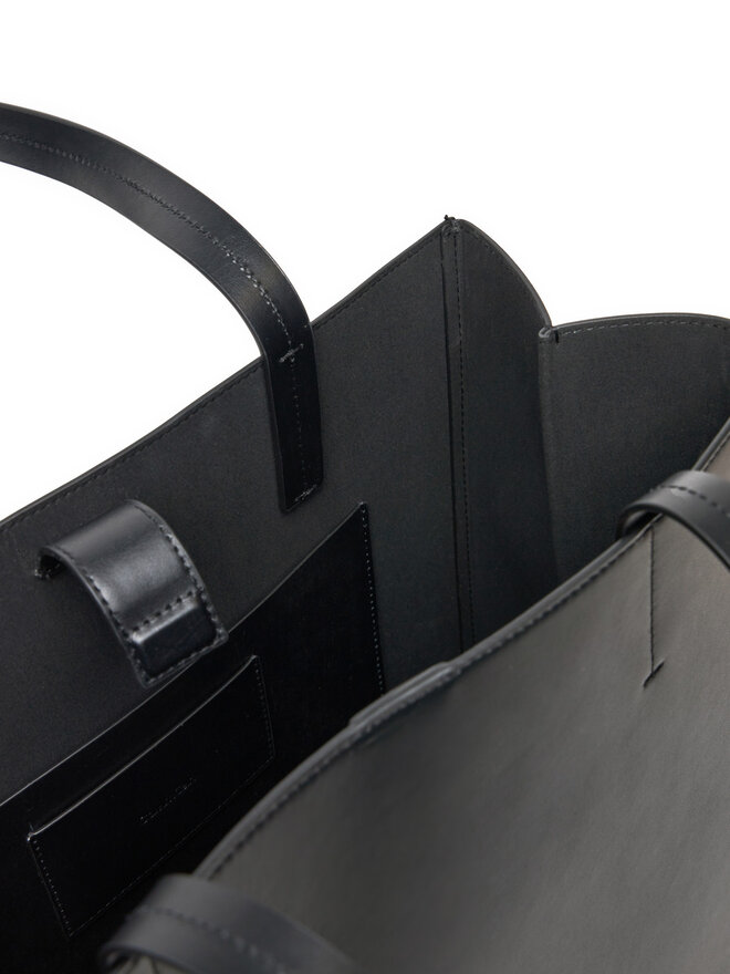 Calvin Klein Táska Calvin Klein Line Lthr Ns Tote 43 LV04F3000G Fekete