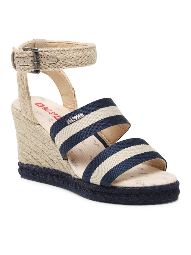 Big Star Shoes Espadryle Big Star Shoes LL274885 Granatowy