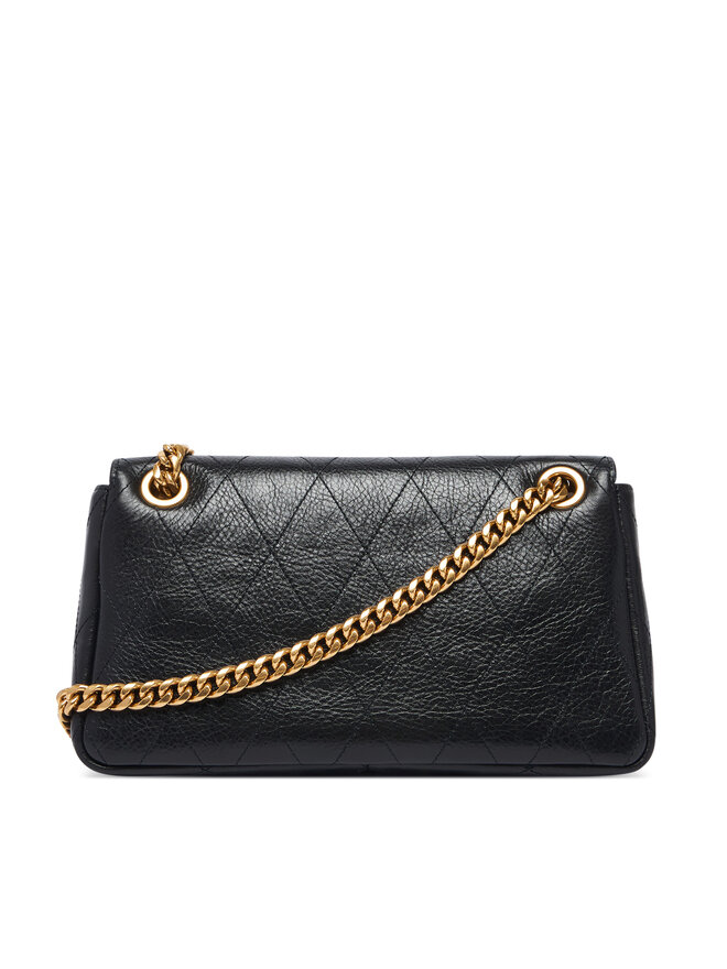 Tory Burch Handtasche Tory Burch Charlie Quilted Small Shoulder Bag 185829 Schwarz