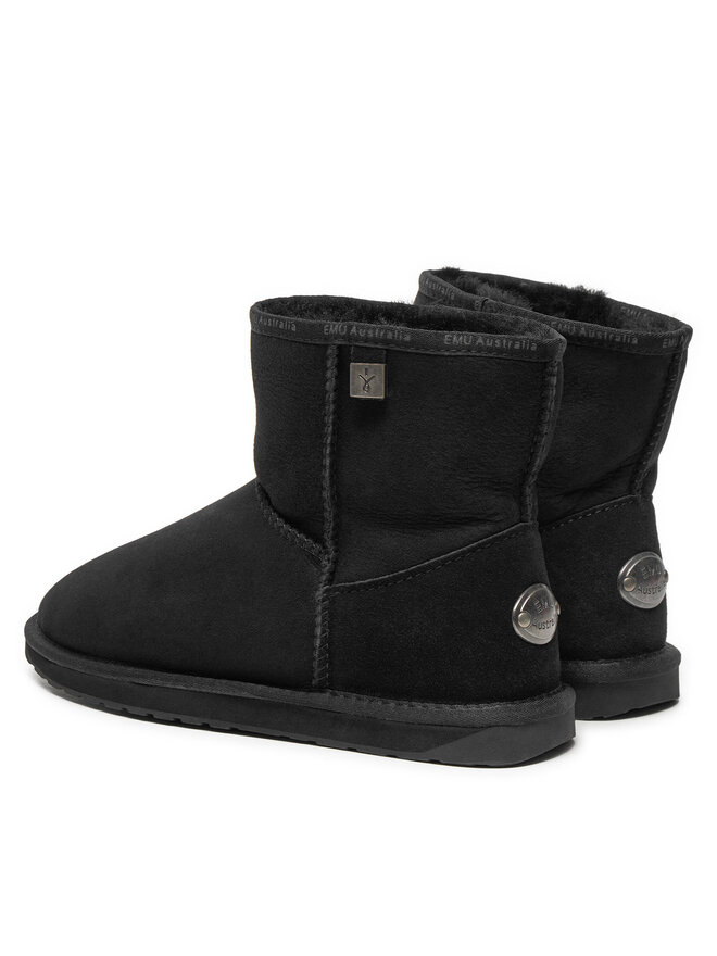 EMU Australia Stivali da neve EMU Australia Platinum Stinger Slim Mini WP20003 Nero