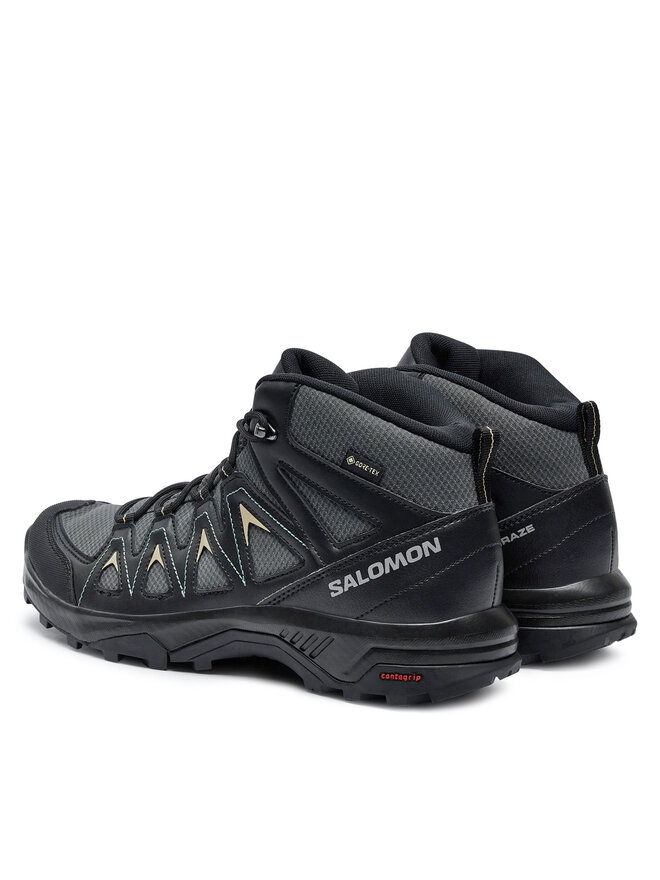 Salomon Trekkingi Salomon X Braze Mid Gore-Tex L47430500 Czarny