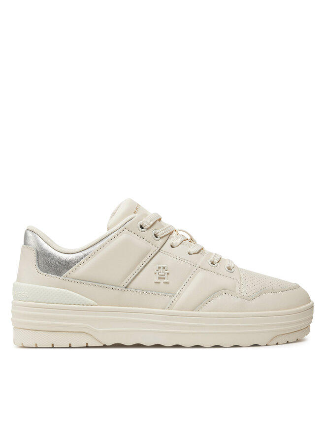 Tommy Hilfiger Sneakersy Tommy Hilfiger FW0FW08326 Beżowy