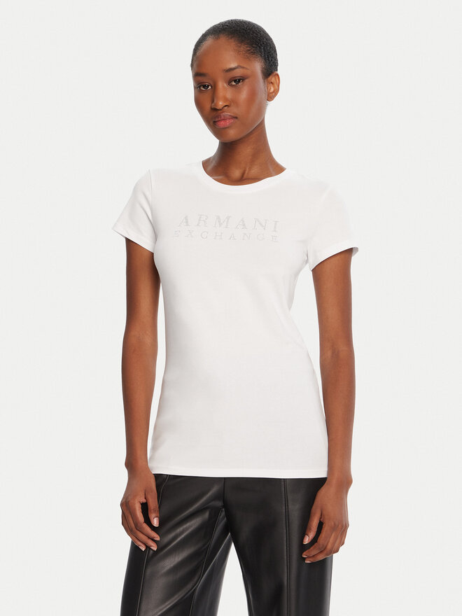 Armani Exchange Armani Exchange Camiseta XW001349 AF17173 U0002 Blanco Regular Fit