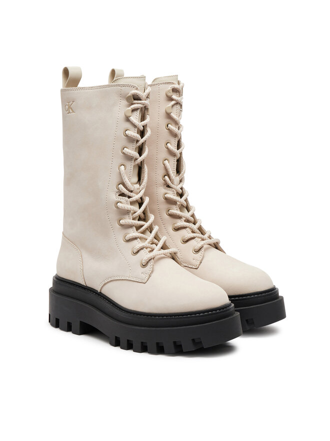 Calvin Klein Jeans Schnürstiefeletten Calvin Klein Jeans YW0YW01683 Beige