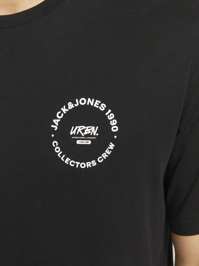 Jack&Jones Jack&Jones Marškinėliai Simon 12269280 Juoda Standard Fit