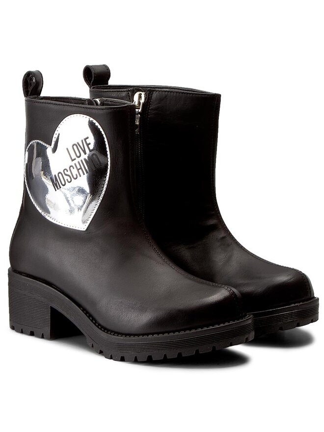 LOVE MOSCHINO Боти LOVE MOSCHINO JA24015G14IA200A Черен