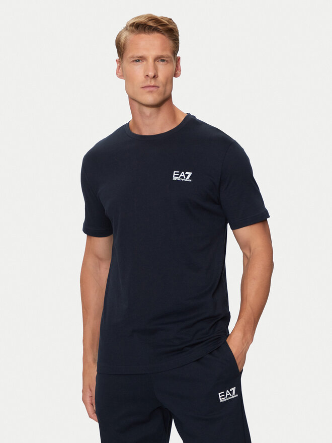 EA7 Emporio Armani EA7 Emporio Armani Футболка 8NPT25 PJVPZ 1562 Cиній Regular Fit
