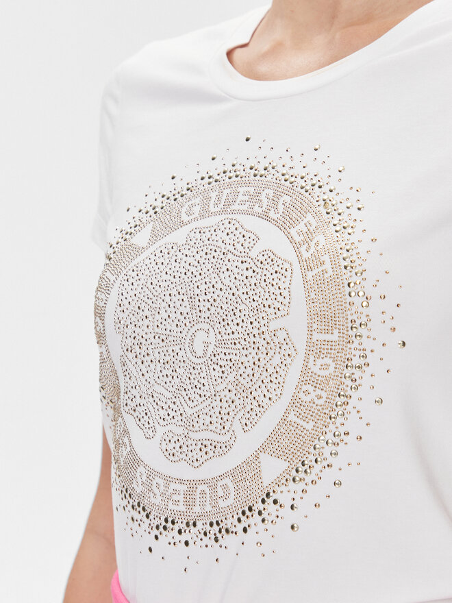 Guess Guess Camiseta Camelia W4RI47 J1314 Blanco Slim Fit