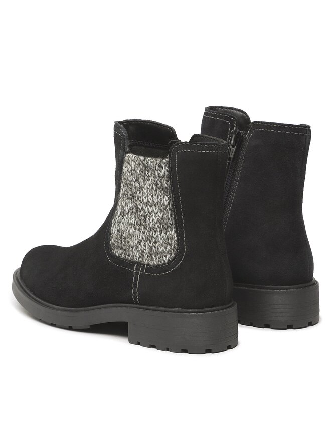 Clarks Botki Clarks Opal Sky 261678274 Czarny