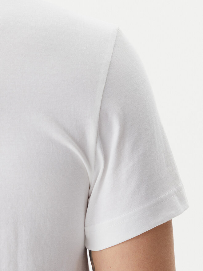 Calvin Klein Calvin Klein Marškinėliai Satin Bonded Logo K10K114162 Balta Regular Fit