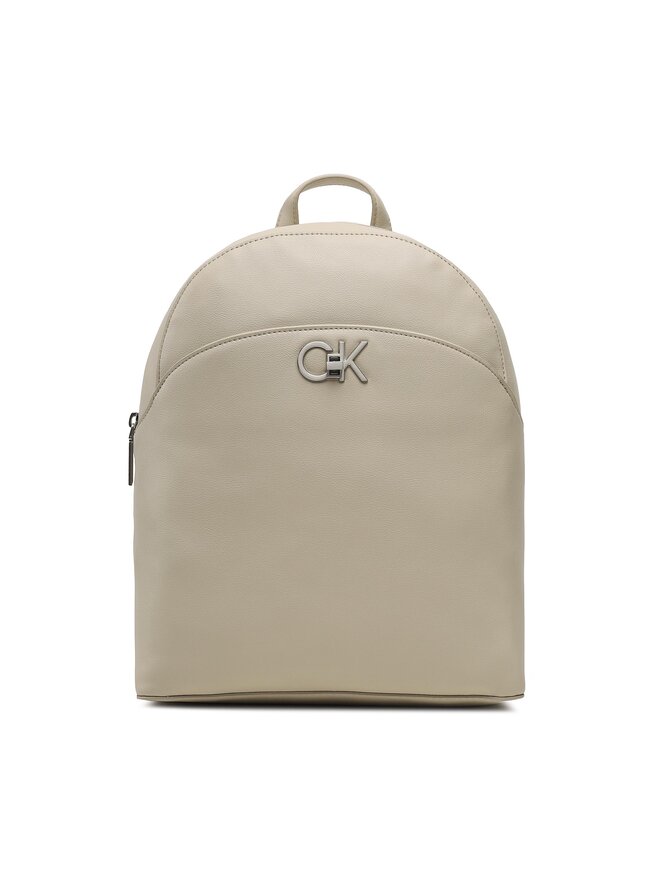 Calvin Klein Rucksack Calvin Klein Re-Lock Domed Backpack K60K610772 Beige