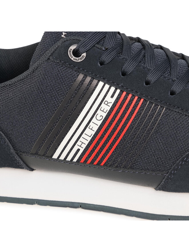 Zapatillas Tommy Hilfiger Corporate Material Mix Runner FM0FM02835 Azul marino zapatos.es