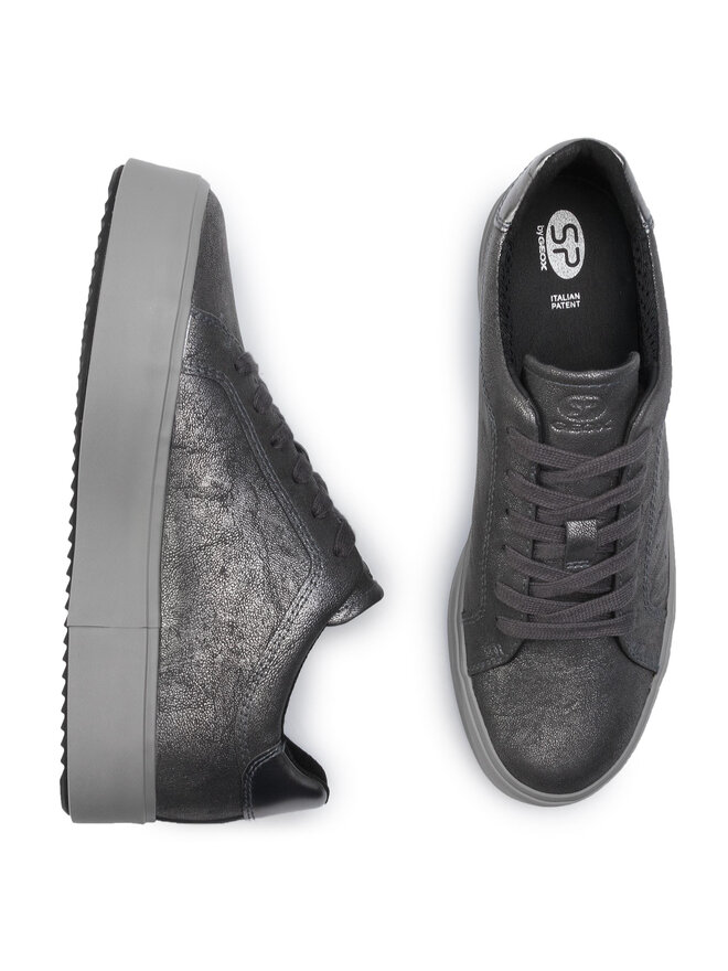Geox Sneakers Geox D Blomiee H. B D94DZB 0PVBN C9004 Grau