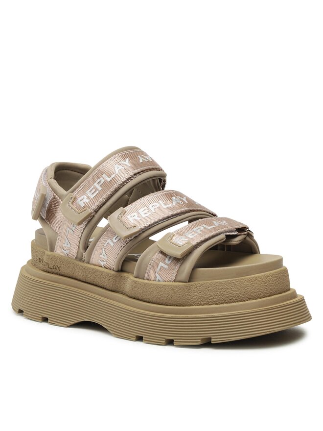 Sandali Replay Artic Sun GWL7.000.C0005T Khaki eobutev.si