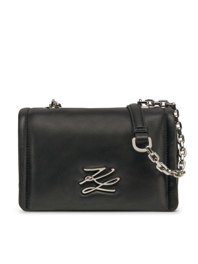 KARL LAGERFELD Ročna torba KARL LAGERFELD A1W30175 Črna