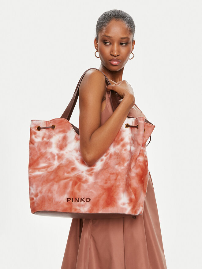 PINKO Torebka Pinko Pagoda Extra Shopper PE 24 PLTT 102911 A1MB Pomarańczowy