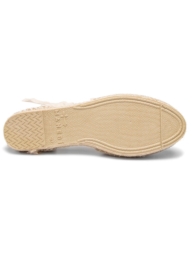 Manebi Espadrilės Manebi Flat Valenciana K 1.1 P0 Smėlio