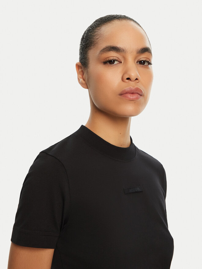 JACQUEMUS JACQUEMUS T-Shirt 24E241JS133 Μαύρο Regular Fit