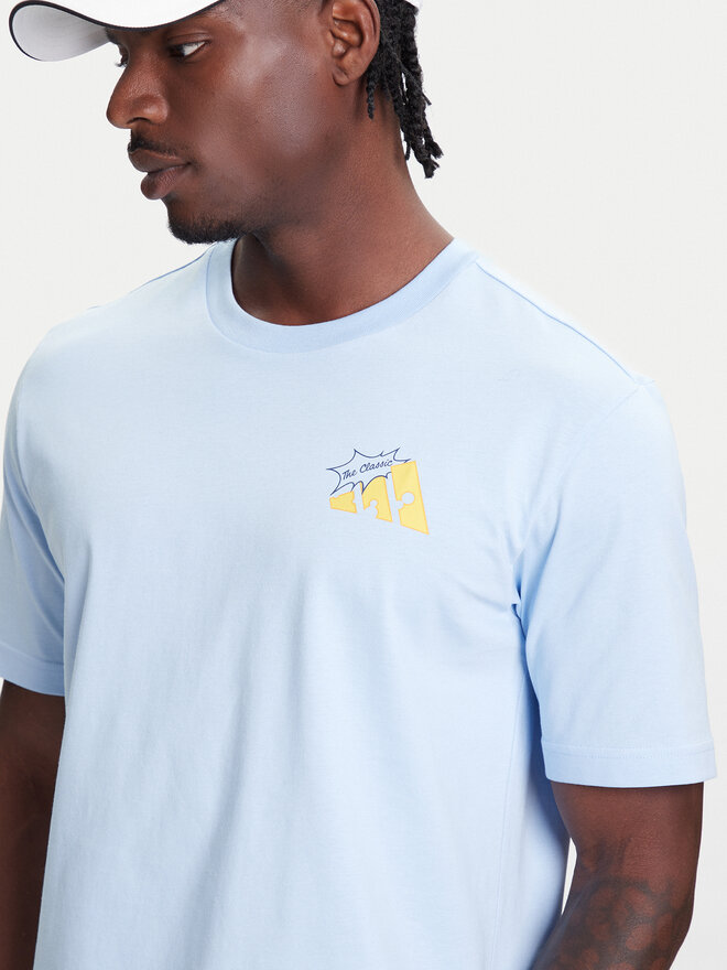 adidas adidas Camiseta Food Grilled Cheese Graphic JM6460 Celeste Regular Fit