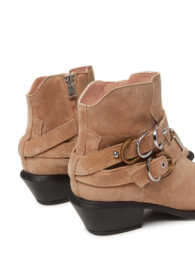 PINKO Kowbojki PINKO Tex 13 SD0343 P002 Beżowy