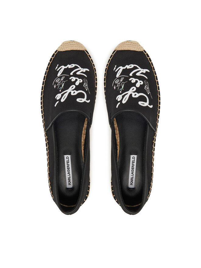 KARL LAGERFELD Espadrilles KARL LAGERFELD KL81125 Fekete