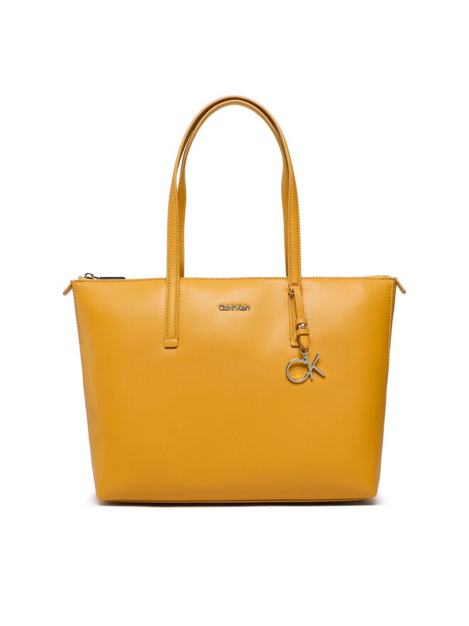 Bolso Calvin Klein Ck Must Shopper Md K60K609874 Amarillo zapatos.es