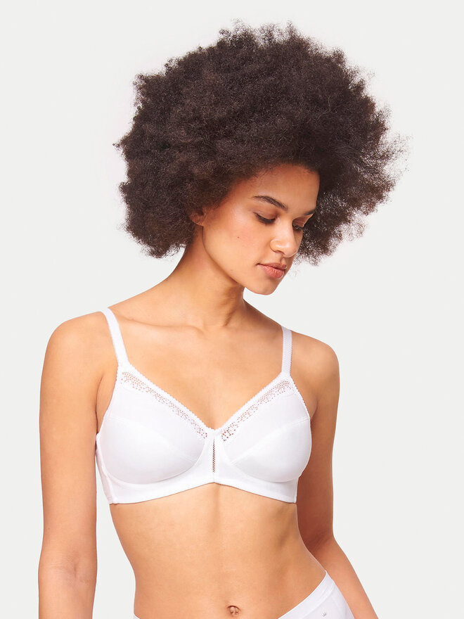 Triumph Triumph Bralette-BH Cotton Beauty 10094814 Weiß