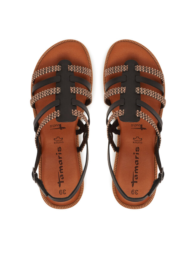 Tamaris Sandały Tamaris 1-28104-44 Czarny