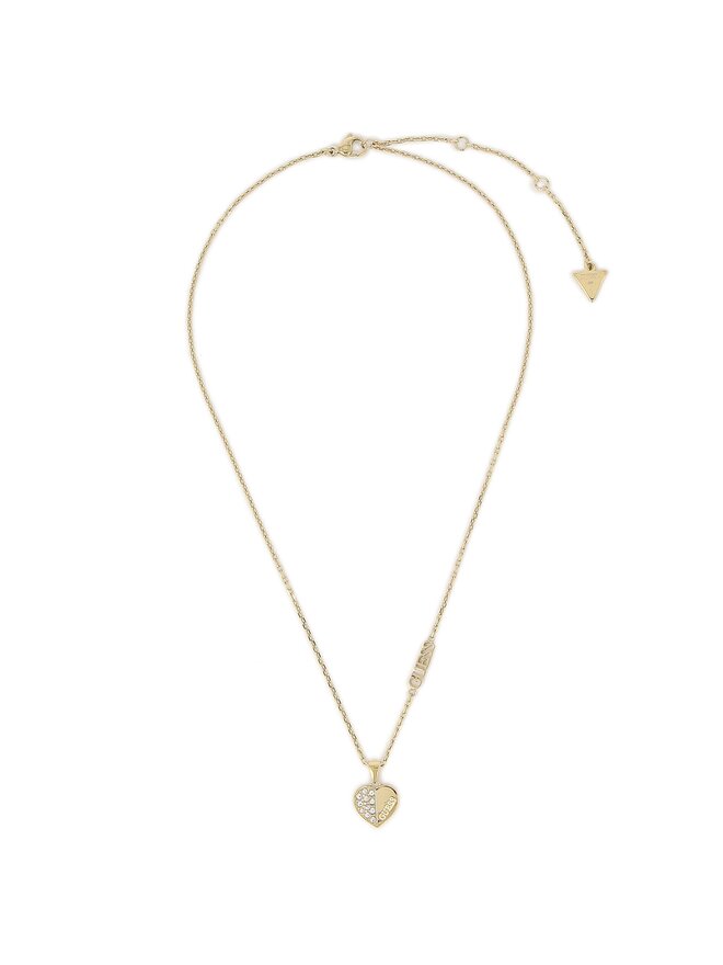 Guess Náhrdelník Guess Lovely Guess JUBN03 035JW Žluté zlacení