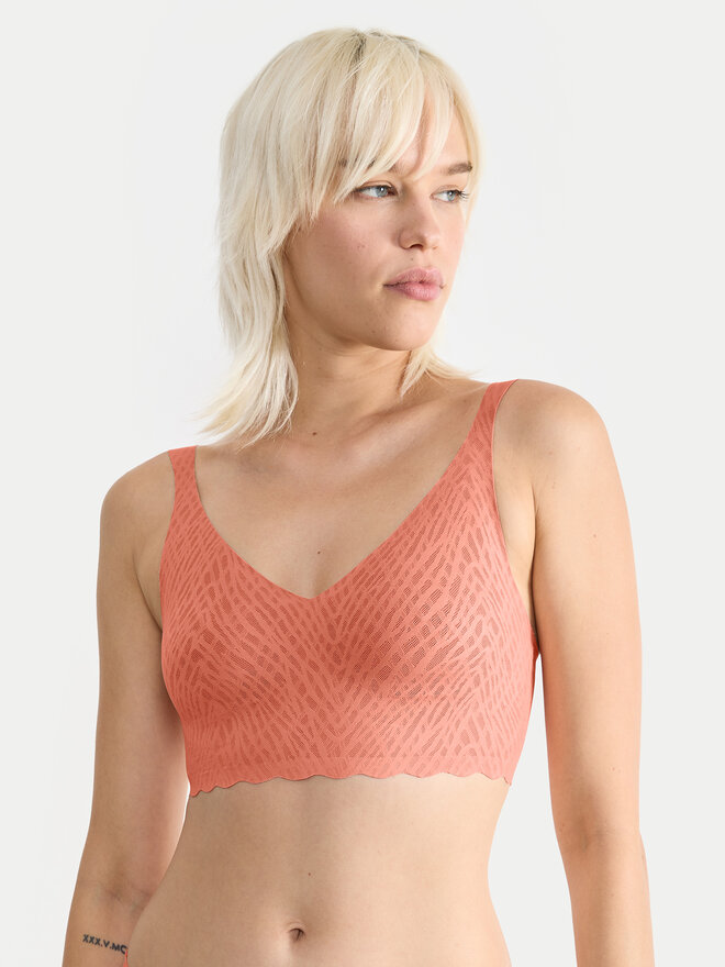 Sloggi Sloggi Top nedrček Zero Feel Bliss 10219598 Oranžna