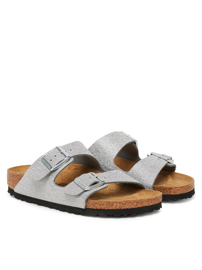 Birkenstock Pantoletten Birkenstock Arizona 1030127 Silberfarben