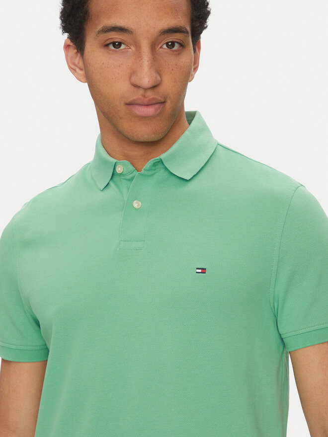 Tommy Hilfiger Tommy Hilfiger Poloshirt 1985 MW0MW17770 Grün Regular Fit