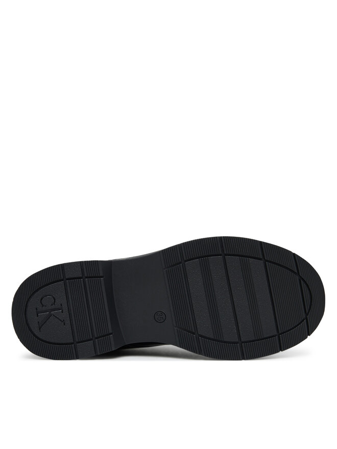 Calvin Klein Oxford Schuhe Calvin Klein Low Cut Lace-Up Shoe V3X4-83182-1453 D Schwarz