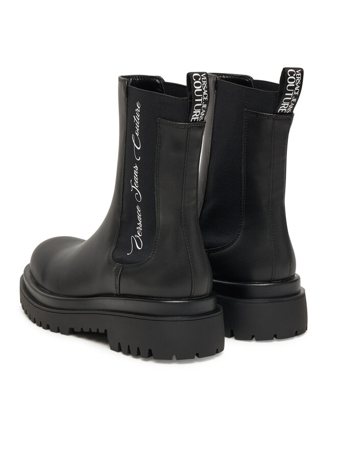 Versace Jeans Couture Kotníková obuv s elastickým prvkem Versace Jeans Couture 79VA3S60 Černá