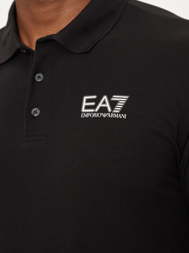 EA7 Emporio Armani EA7 Emporio Armani Pólóing 6DPF16 PJVQZ 1200 Fekete Regular Fit