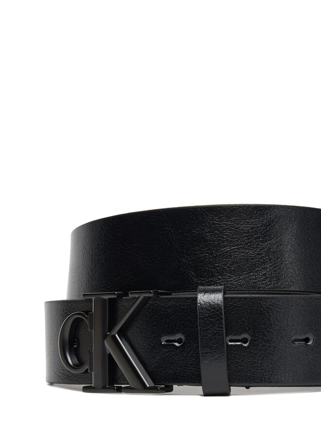 Calvin Klein Ζώνη Ανδρική Calvin Klein Ck Buckle Tumbled 35Mm LV04D7016G Μαύρο