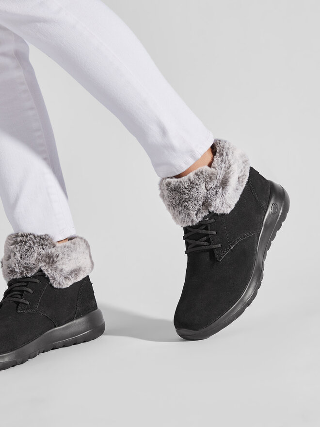 Skechers Боти Skechers On The Go Joy 144042/BKGY Черен