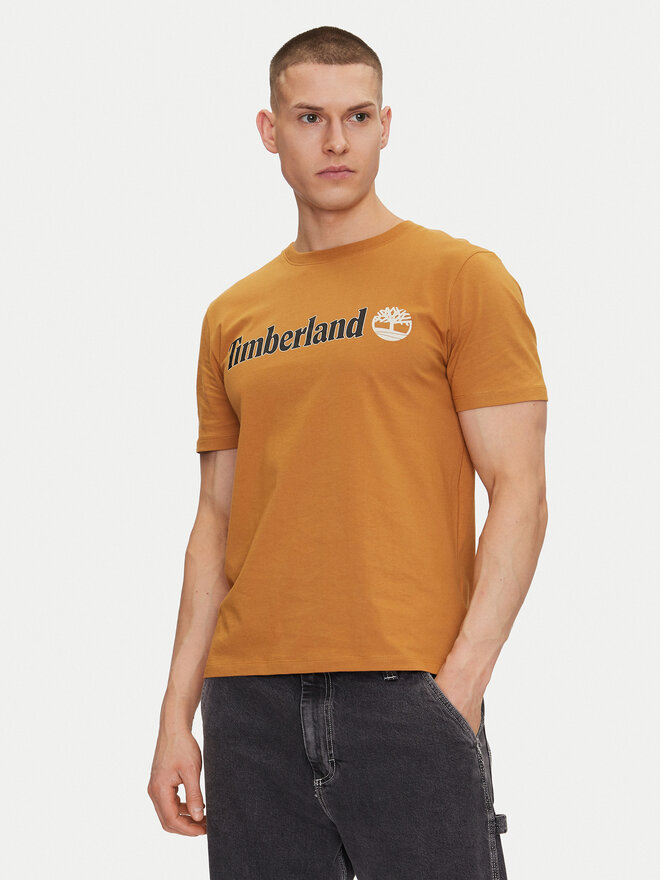 Timberland Timberland Camiseta TB0A5UPQ Beis Regular Fit