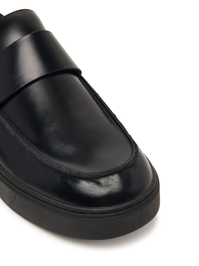 Calvin Klein Halbschuhe Calvin Klein Hybrid Clean Cup Loafer Band Lth HM0HM02250 Schwarz