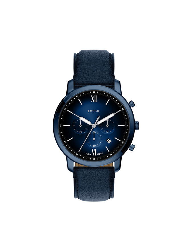 Fossil Uhr Fossil Neutra FS6168 Dunkelblau