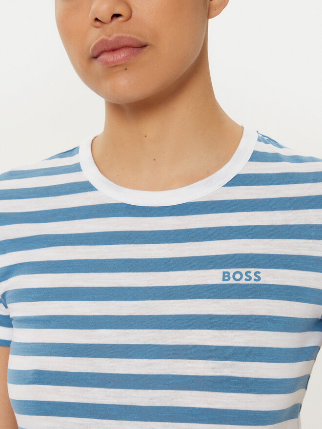 BOSS BOSS Camiseta C_Esla_Striped 50504192 Azul Regular Fit