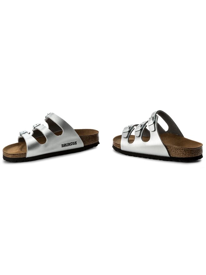 Birkenstock Pantoletten Birkenstock Florida Bs 0954383 Silberfarben