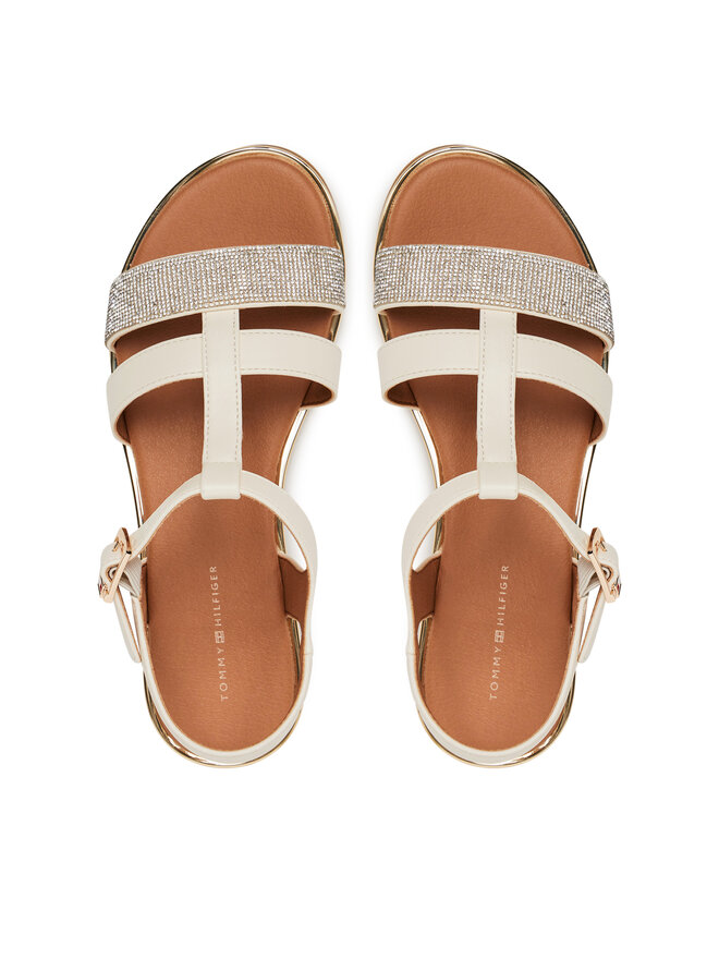 Tommy Hilfiger Sandalen Tommy Hilfiger T3A2-33780-0371 S Écru