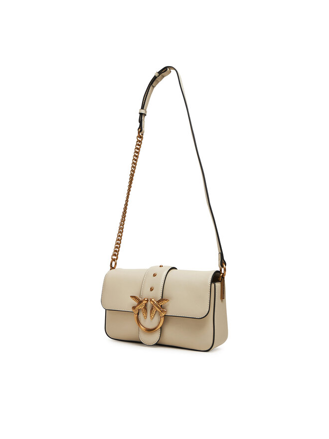 PINKO Torebka PINKO Love One Mini Slouchy Fl PE 25 PLTT 104340 A0QO Écru