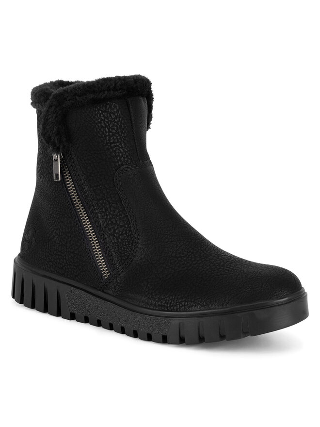Rieker Botine Rieker Y3481-00 Negru