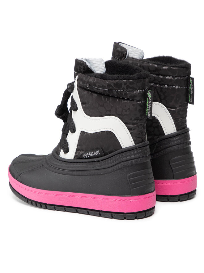 Boatilus Cizme de zăpadă Boatilus Skaty Lace NS07 VAR.05ZU Negru