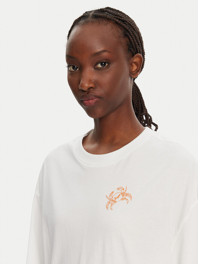 BOSS BOSS T-Shirt C_Eboyfriend_4 50540441 Weiß Oversize