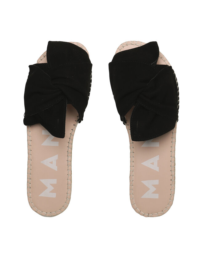 Manebi Еспадрильї Manebi Sandals With Knot K 1.0 JK Чорний